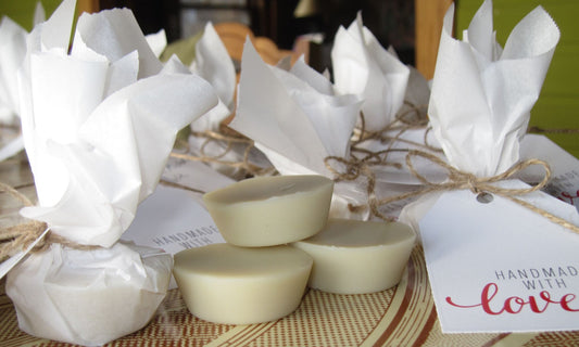 homemade lotion bar packaging
