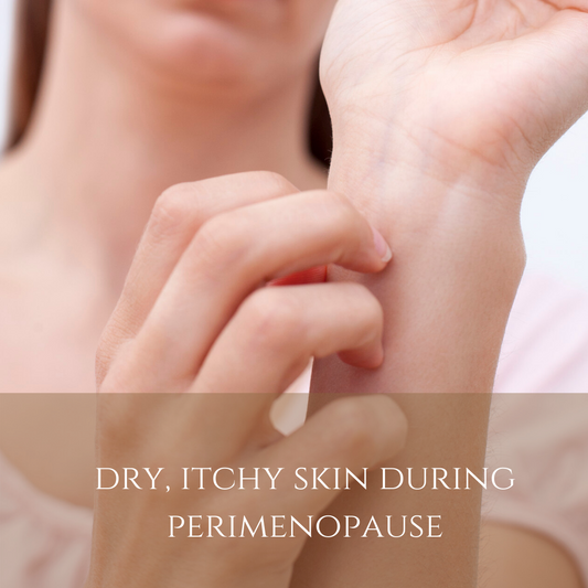 dry itchy skin during perimenopause
