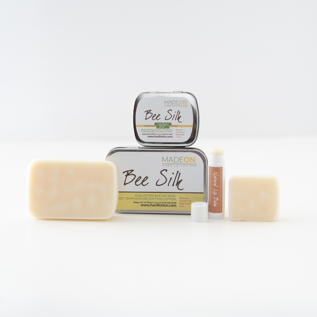 3 Pack Beesilk lotion bar Skin Care for extreme dry skin