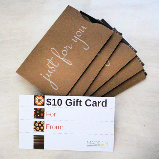 $10 MadeOn Gift Card (physical)