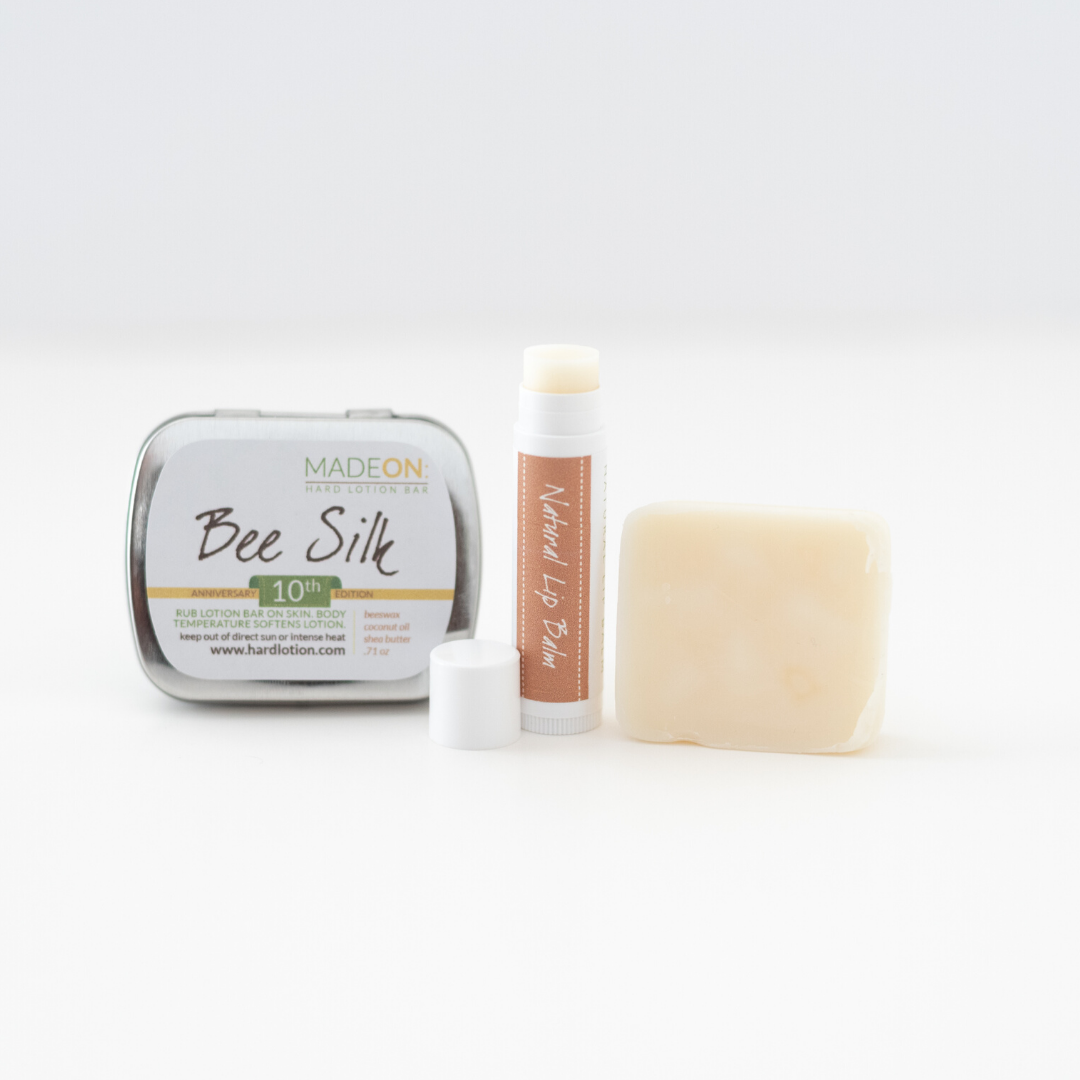 Beesilk pocket and natural lip balm