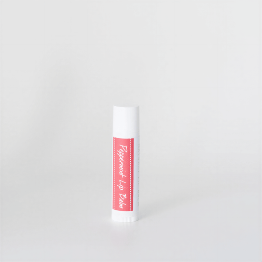 peppermint lip balm with only 4 ingredients