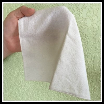 Raw Silk Noil Washcloth